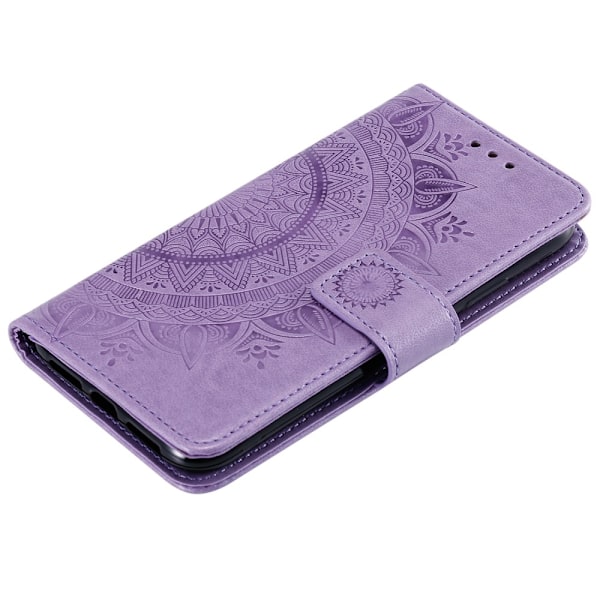 iPhone 11 - Plånboksfodral Mandala - Lila Purple Lila