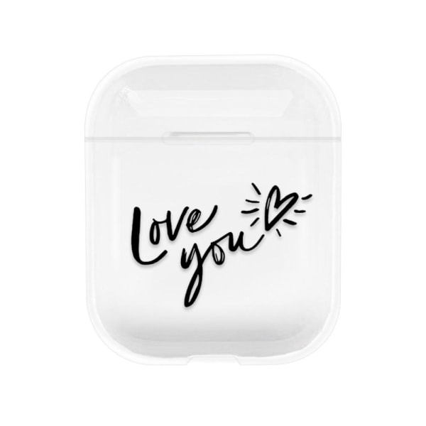 AirPods skyddsskal med motiv - Love You Love You Love You