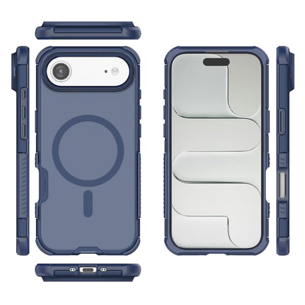 iPhone Air Skal MagSafe Shockproof Hybrid Blå