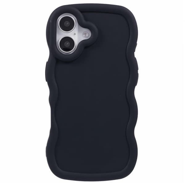 iPhone 17 Mobilskal Wavy Svart