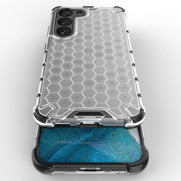 Samsung Galaxy S23 Skal Shockproof Honeycomb Textur Blå