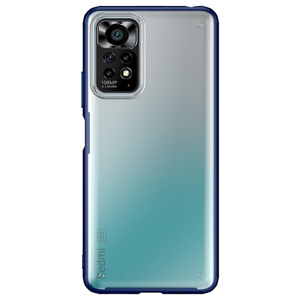 Xiaomi Redmi Note 11 4G Skal Armor Hybrid Matt Blå