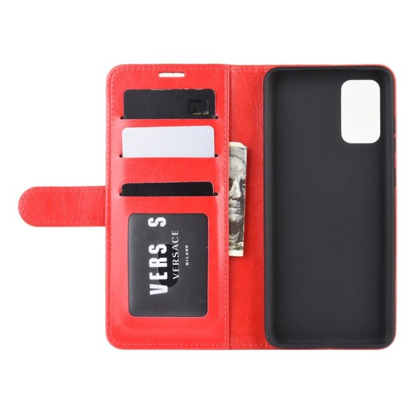 Samsung Galaxy S20 Plus - Crazy Horse Plånboksfodral - Röd Red Röd