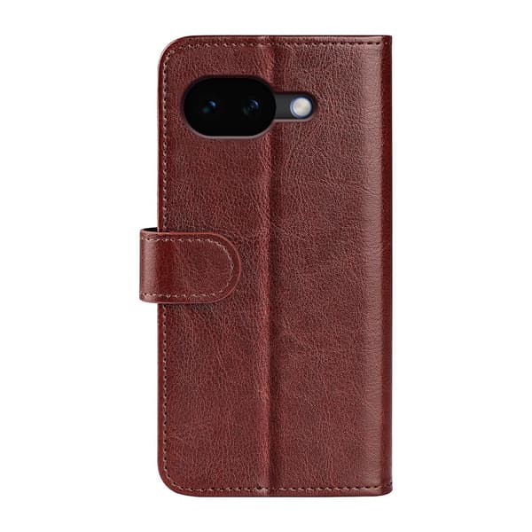 Google Pixel 10a Fodral Crazy Horse Läder Brun