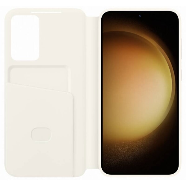 Samsung Galaxy S23 Plus Fodral Clear View Cream
