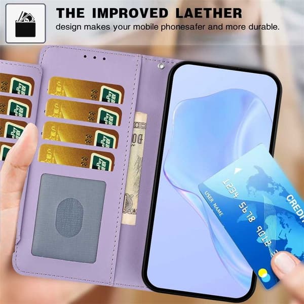 Xiaomi 15T Pro Fodral Läder Lila