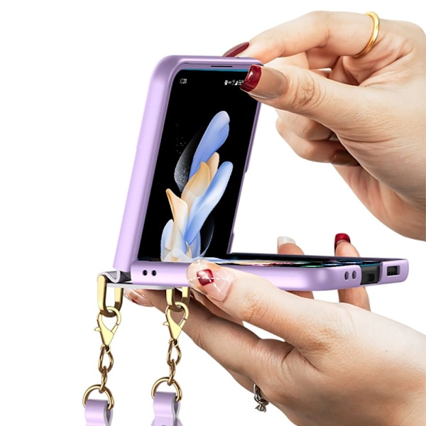 Tech-Protect Galaxy Z Flip 4 Fodral Icon Chain Svart