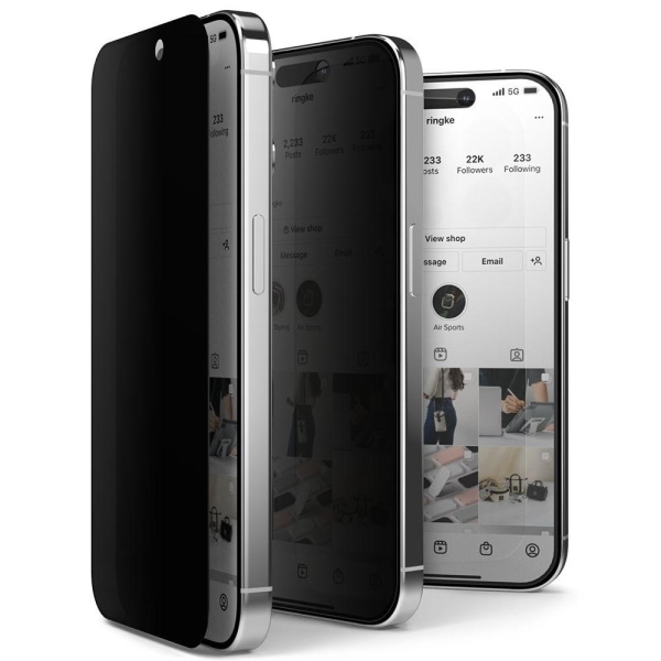 Ringke iPhone 15 Pro Max Skärmskydd Härdat Glas Privacy