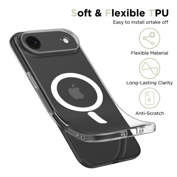 Tech-Protect iPhone Air Skal MagSafe FlexAir Transparent