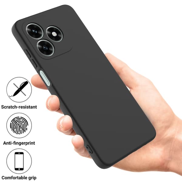 Honor X5c Plus Skal Liquid Silikon Svart
