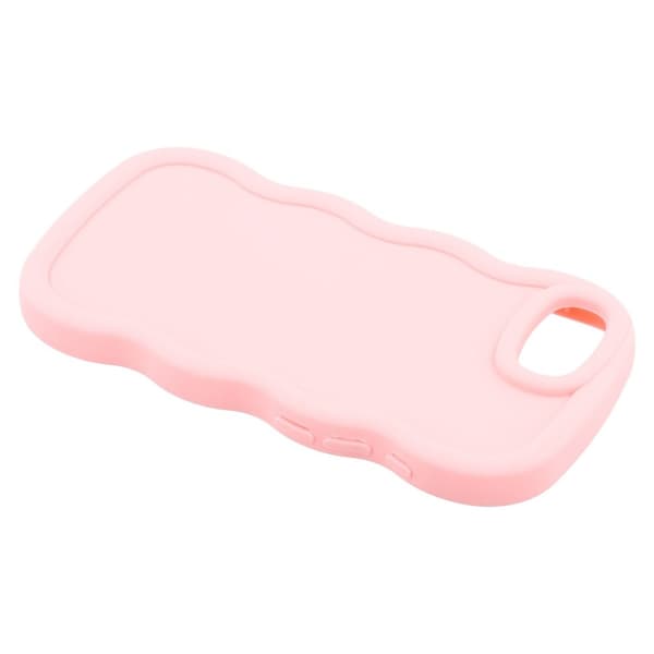 iPhone 17e / 16e Mobilskal Wavy Ljus Rosa