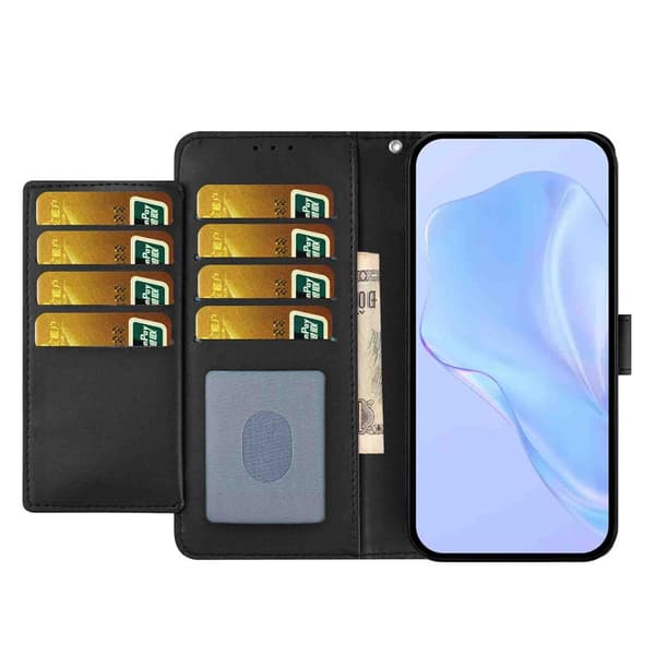 Honor 400 Smart Plånboksfodral Läder Svart