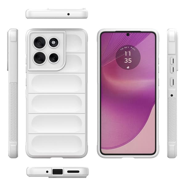 Motorola Moto G86 5G Skal Magic Shield Vit