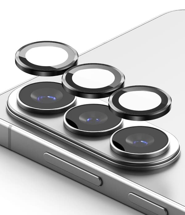 Ringke Galaxy S26/S26 Plus 2-PACK Linsskydd Härdat Glas Svart
