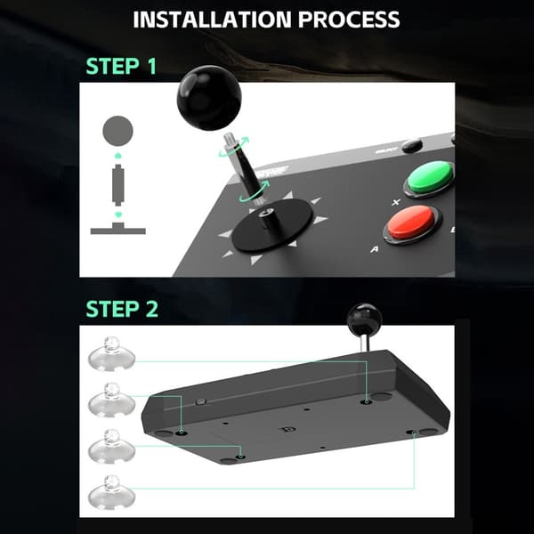 DATA FROG Trådlös Joystick Kontroll För PC / Android /  iOS