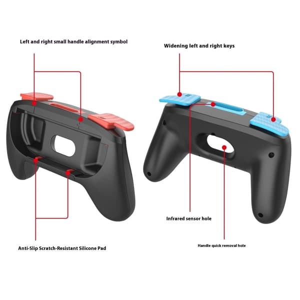 PGTECH 2 st Nintendo Switch 2 Joy-Con Grip Svart