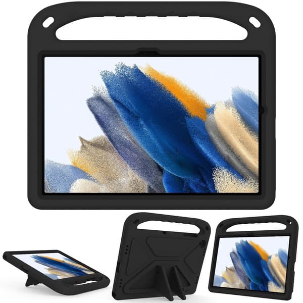 Samsung Galaxy Tab A11 Plus / Tab A9 Plus Skal EVA Kickstand Svart