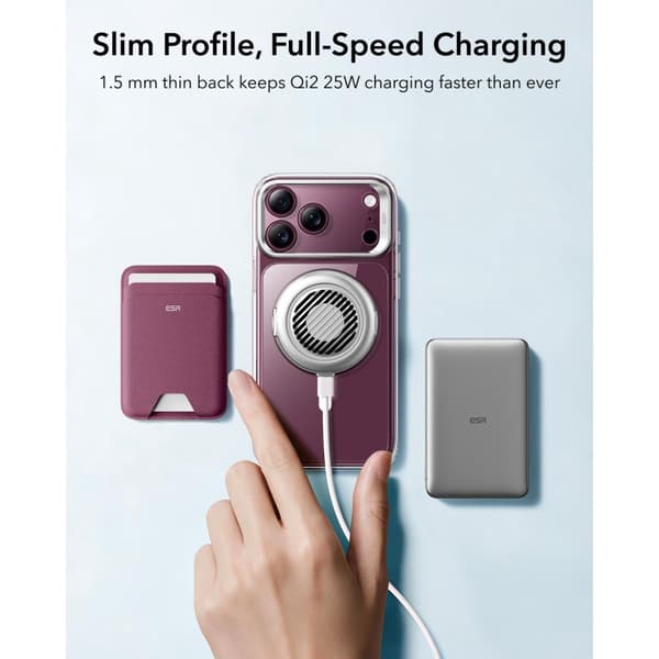 ESR iPhone 18 Pro / 17 Pro Skal MagSafe Hybrid Kickstand