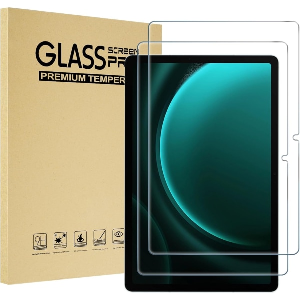 2-Pack Samsung Galaxy Tab S9 Skärmskydd i härdat glas