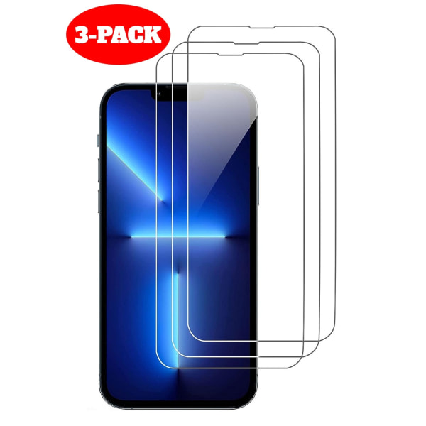 3-PACK iPhone 13 Pro Max Skärmskydd i Härdat glas