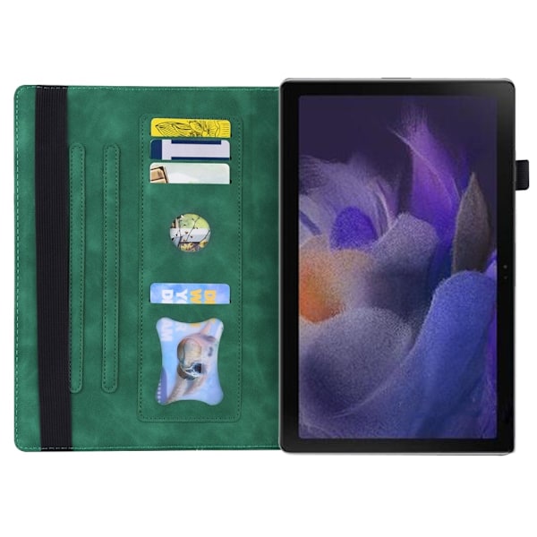 Samsung Galaxy Tab A8 10.5 (2021) Fodral Med Frontficka Grön