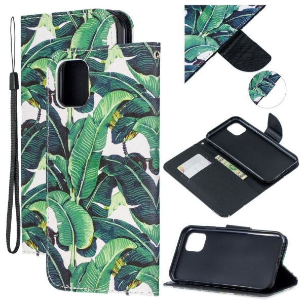 iPhone 12 Mini - Plånboksfodral - Leaf