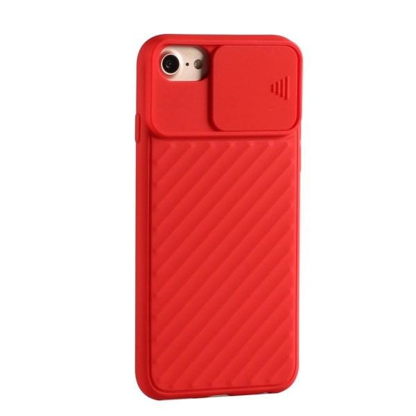 iPhone 6/6S/7/8/SE (2020/2022) - CamShield Skal - Röd Red Röd