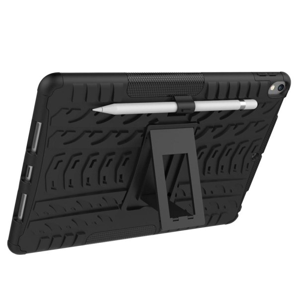 iPad Air 10.5 (2019) / Pro 10.5 (2017) - Rugged Kickstand Armor Skal - Svart Svart