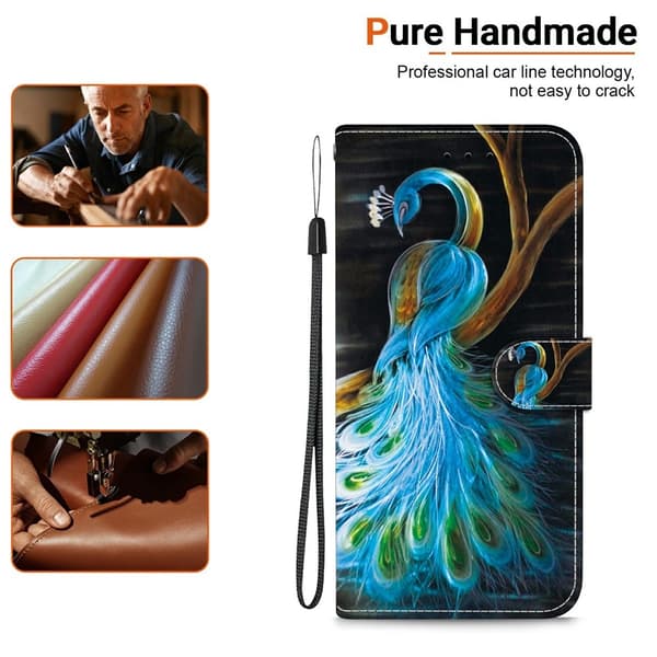 iPhone 17 Pro Fodral Med Tryck Peacock