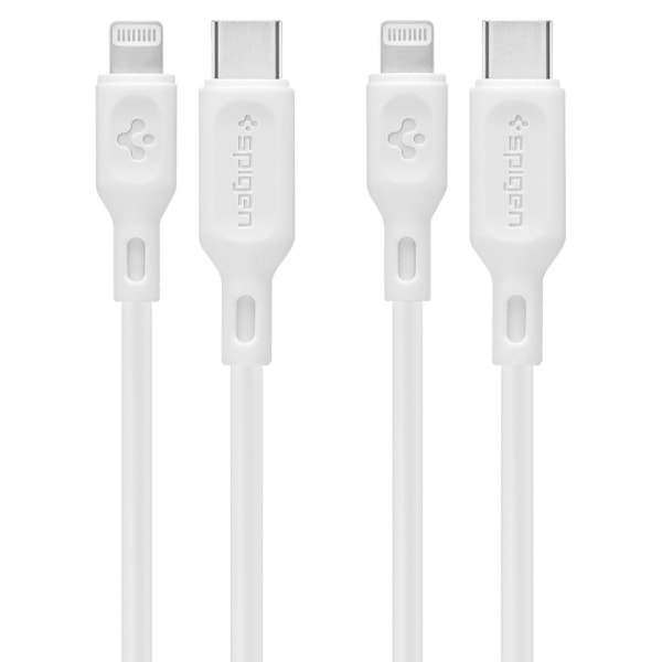 Spigen 1m MFI Lightning - USB-C Kabel DuraSync Vit