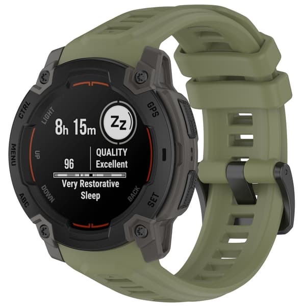 Garmin Instinct E 45 mm Klockarmband Silikon Grön
