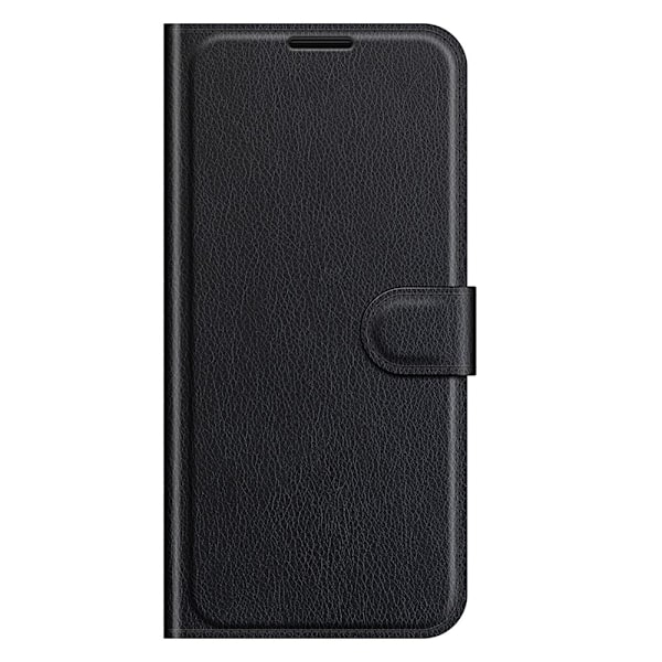 Samsung Galaxy A03s Fodral Litchi Läder Svart