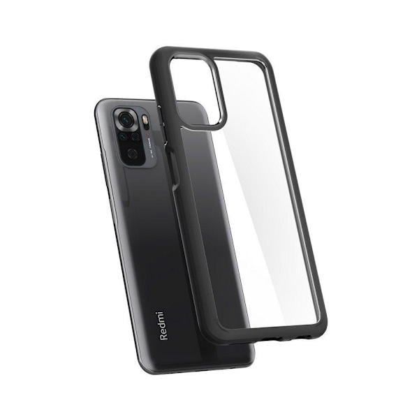 Xiaomi Redmi Note 10S - Spigen Ultra Hybrid Skal - Matt Svart Matt Svart