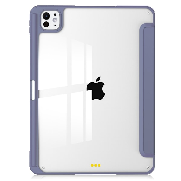 iPad Pro 11 2024 Fodral Hybrid Med Pennhållare Lila