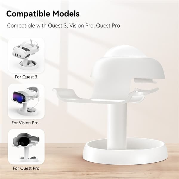 AMVR Apple Vision Pro / VR Headset Ställ Vit