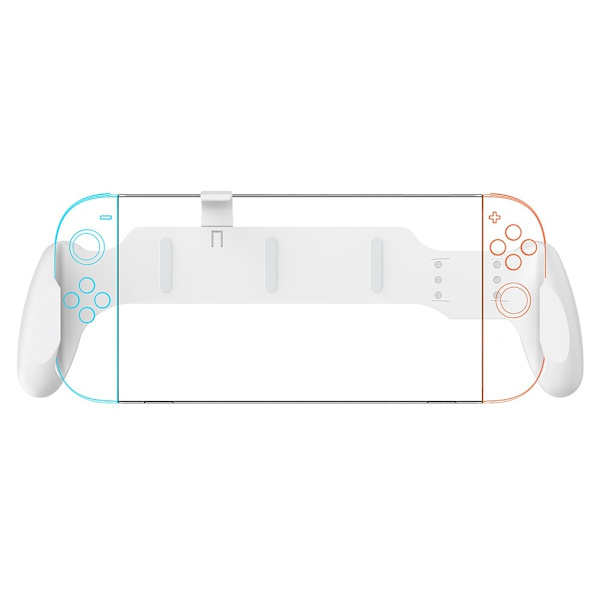 JYS Nintendo Switch / Switch 2 Ergonomiskt Grepp Vit