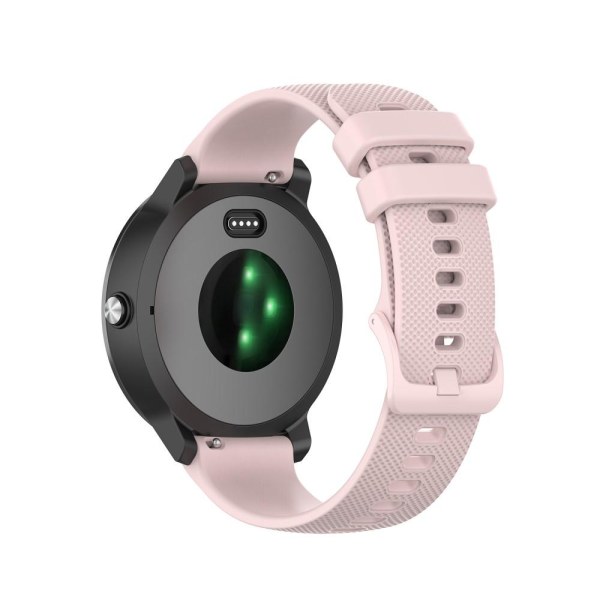 Silikon Armband För Smartwatch - Ljus Rosa (20mm)
