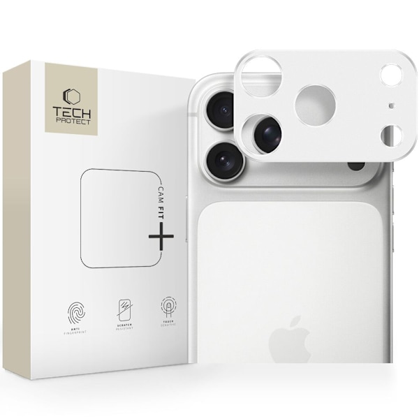 Tech-Protect iPhone 17 Pro Linsskydd CamAlloy Fit+ Silver
