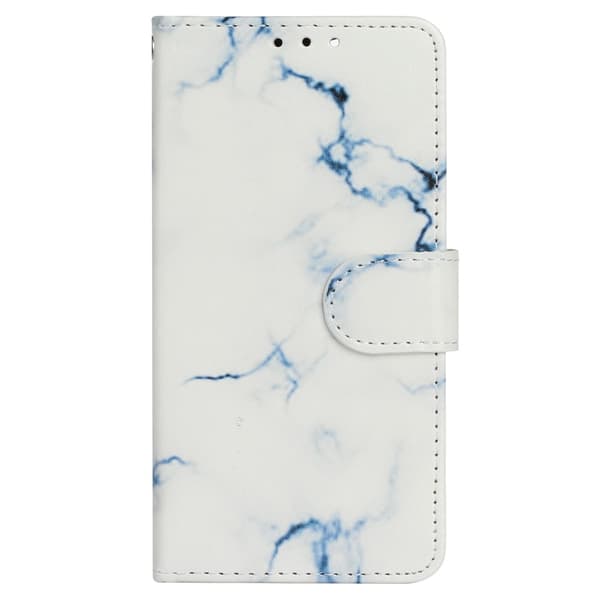 Samsung Galaxy S25 FE Fodral Med Tryck Vit Marmor