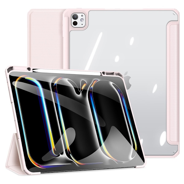DUX DUCIS iPad Pro 13 2024 Fodral TOBY Ljus Rosa