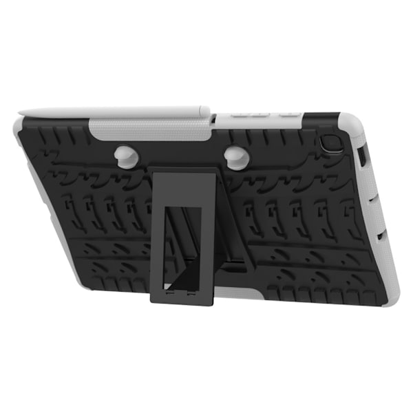 Samsung Galaxy Tab S6 Lite Skal Rugged Kickstand Armor Vit White Vit