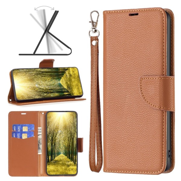 Xiaomi Redmi Note 12 Pro 5G Fodral Shark Solid Läder Brun