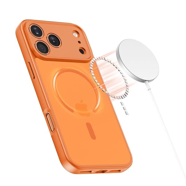 Tech-Protect iPhone 17 Pro Skal MagSafe BasicMag Cosmic Orange