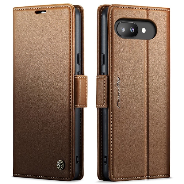 CASEME Google Pixel 9a Fodral RFID Läder Brun