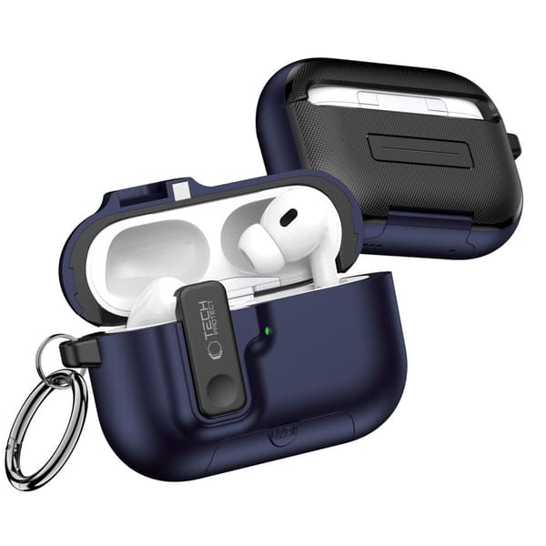 Tech-Protect AirPods Pro 3 Skal Slim Hook Navy Blue