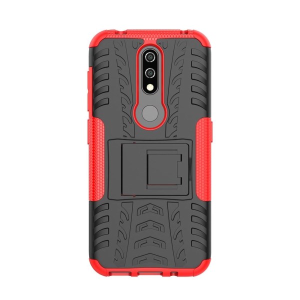 Nokia 4.2 - Ultimata stöttåliga skalet med stöd - Röd Red Röd