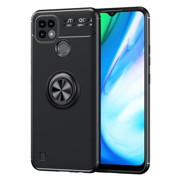 Realme C21 - Ring Skal - Svart Svart