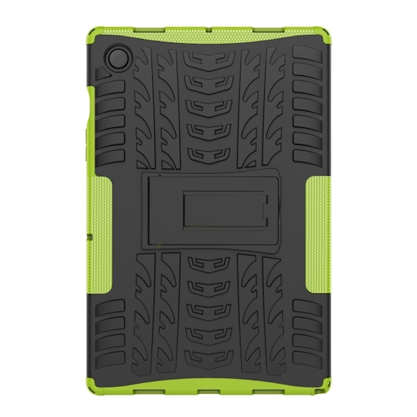 Samsung Galaxy Tab A8 10.5 (2021) Skal Rugged Kickstand Armor Grön