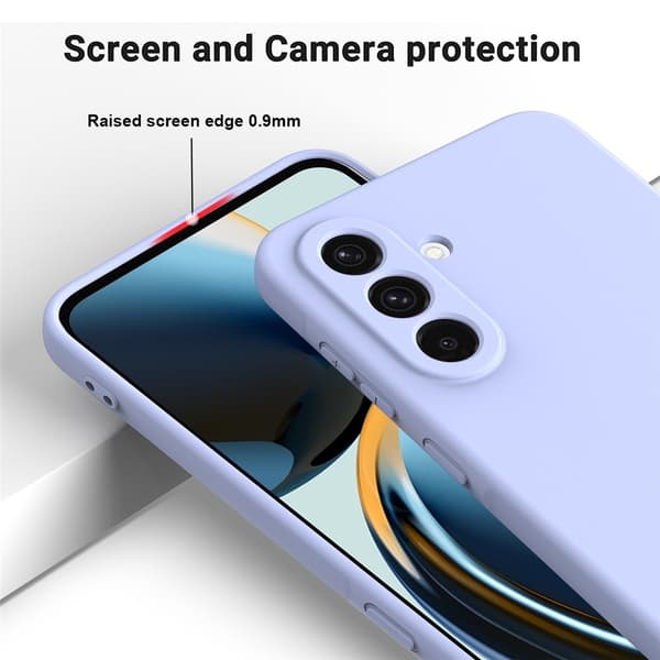 Samsung Galaxy A17 Skal Liquid Silikon Lila