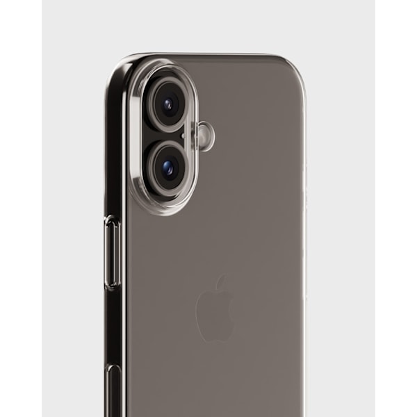 holdit iPhone 16 Mobilskal Slim Transparent